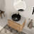 Eaton 30'' Wall Mounted Bathroom Vanity Set with Engineered Stone Top-572264986