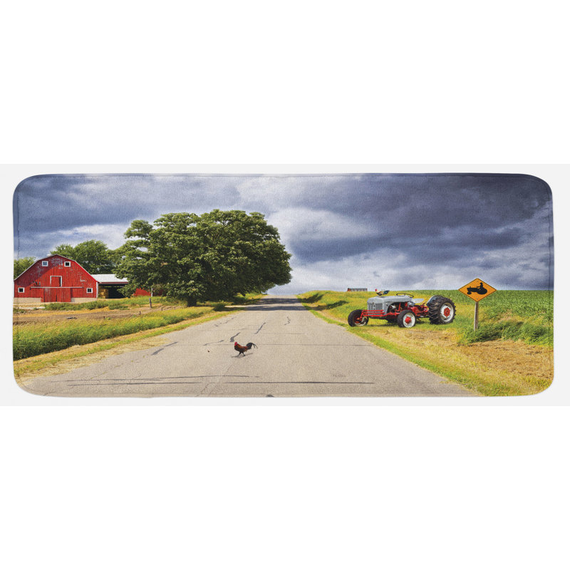 Tapis de cuisine rurale