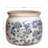 Adairsville Cottage Country Ceramic Planter & Vase, Rustic Farmhouse Flower Pot with Crackle Glaze for Indoor Plants & Home Garden Decor-863701036