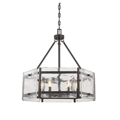 Lustre géométrique à 6 lumières Columnia Dotan