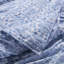 Jeté bleu réversible en microfibre et coton 50 po x 60 po Greenland Home Fashions Helena Ruffle