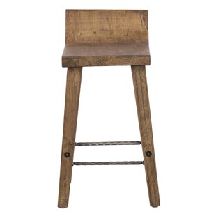 Slant Wood Foot Stool- Elm, Step Stools