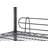 48" W x 18" D 6 Tier Wire Shelving with Backstands and Wheels