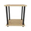 Table de chevet moderne avec tablette inférieure Calvester-517661137