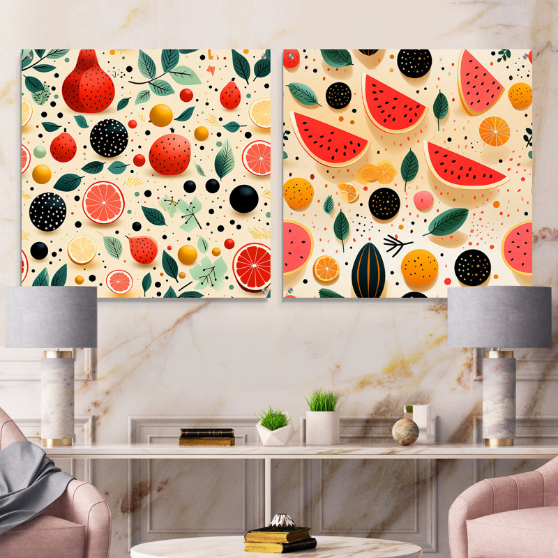 Rockland - Ensemble abstrait d'art mural en verre abstrait Mid-Century, H 16 po x l 33 po