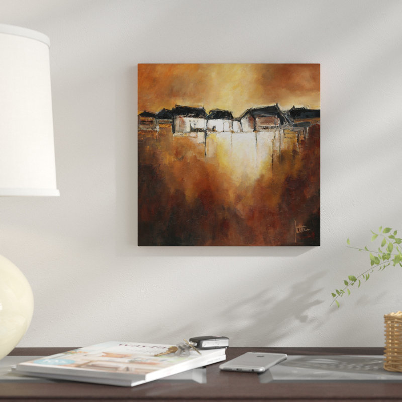 «Restful Scene III», impression sur toile, H 12 po x l 12 po x P 0,75 po, Toile tendue, Pas de tapis