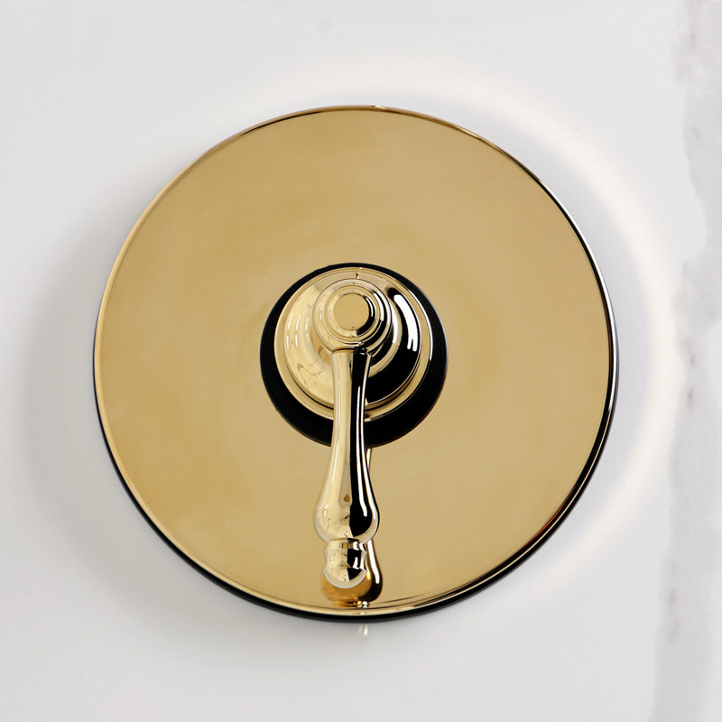 Robinet de douche à pression équilibrée Kingston, Laiton poli