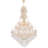 Light Crysrtal Dimmable Tiered Chandelier
