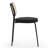 Boucle Low Rattan Back Side Chair-93021891