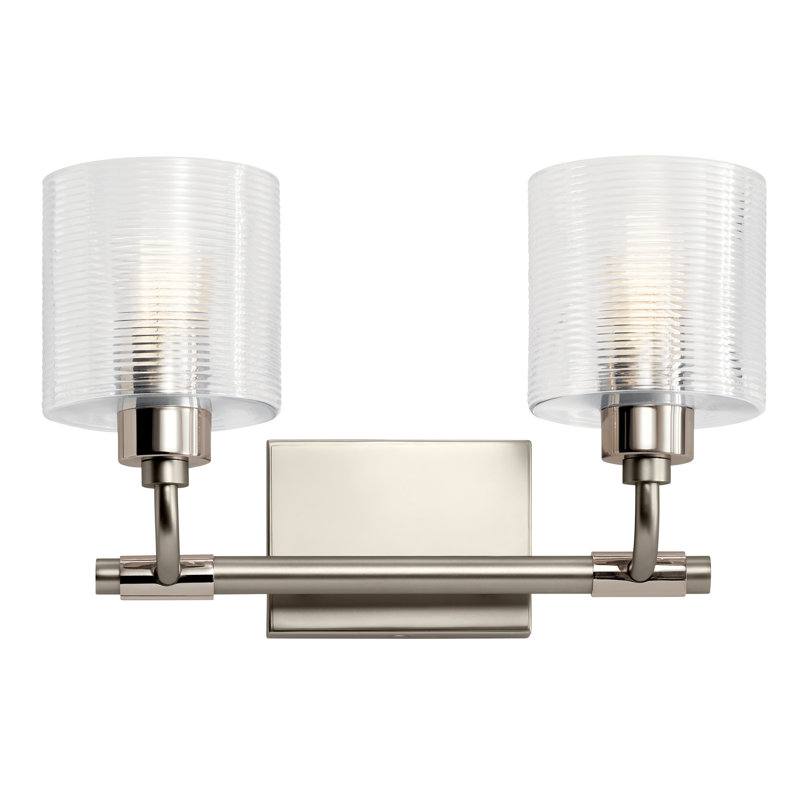 Harvan 2 - Light Dimmable Vanity Light, Satin Nickel