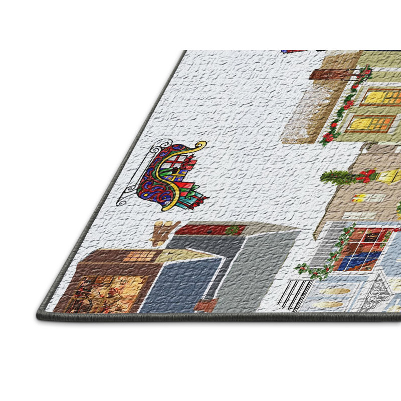 Tapis de noël pour aires multicolores, Rectangle 3 pi x 5 pi