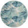 Machine Washable Indoor/Outdoor Xhevrie Teal Rug