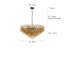 Lustre tambour en cristal (noir)