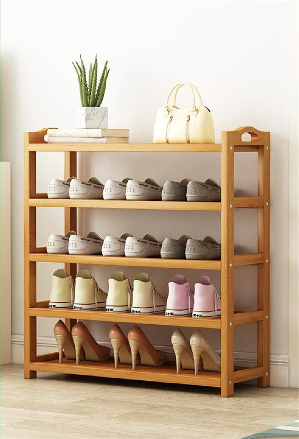 12 Grids 6 Layers Multiple Colors Shoe Cabinet Shoe Rack Shoe