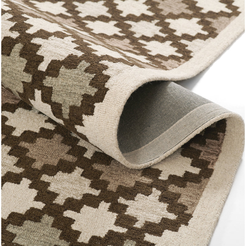 Tapis en laine touffeté à la main Abbott, Tapis de couloir 2 pi 3 po x 8 pi