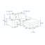Canapé modulaire en velours côtelé de salon 3 pièces Cronk-764962093
