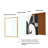 Metal Rectangular Picture Frame with Mat-50103404