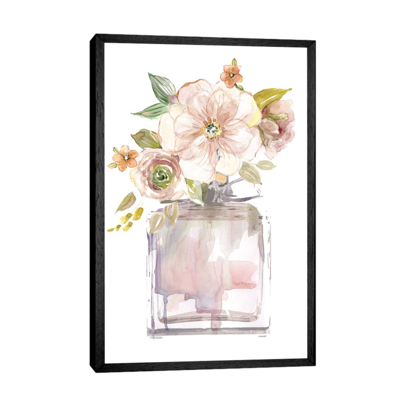 Mini Bouquet I by Carol Robinson - Print on Canvas, 101.6 cm H x 66.04 cm W, Black Framed