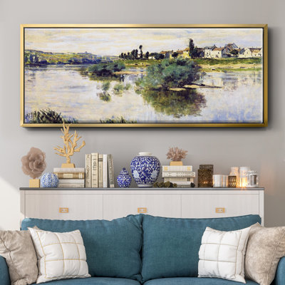 La seine à Lavacourt, 1878 - Toile encadrée