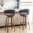 Mid-Century Modern Swivel Bar Stool With Bentwood Base-2070517369-2052157481