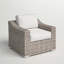 Chaise de patio entièrement assemblée avec coussins-11409626-11409638-11409636