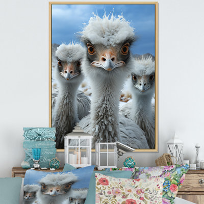 " Ostrich Harmony Portrait I "