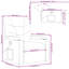 Fauteuil inclinable de massage en tissu vidaXL, dossier et repose-pieds réglables-97814386