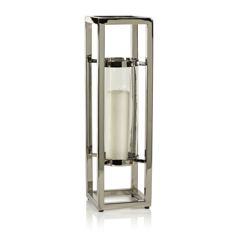 Irvine Stainless Steel Tabletop Hurricane, 24" H x 7" W x 7" D