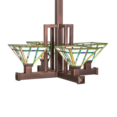 Meyda Tiffany & Stained Glass 4 - Light Chandelier