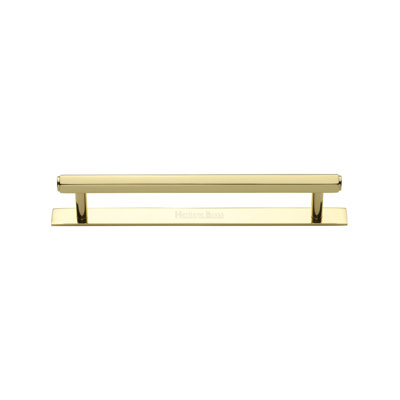 Heritage Brass Heritage Cabinet Pull Hexagonal Design with Plate