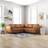 Comerford Upholstered L-Shaped Sectional Symmetrical