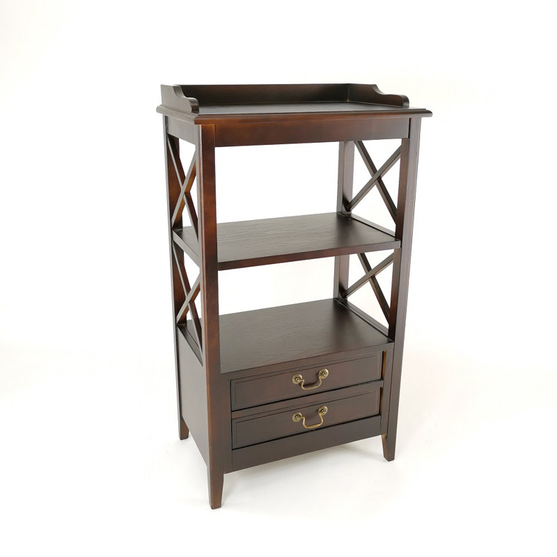 Étagère à livres H 41 "x l 23" Trost, Espresso