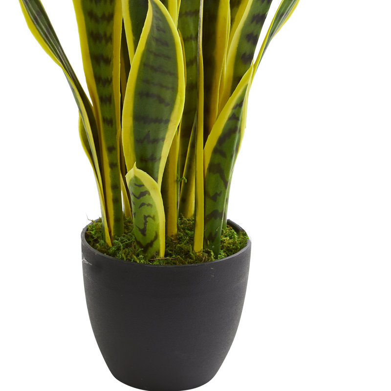 Plante de feuillage artificiel 26" en pot de fleurs