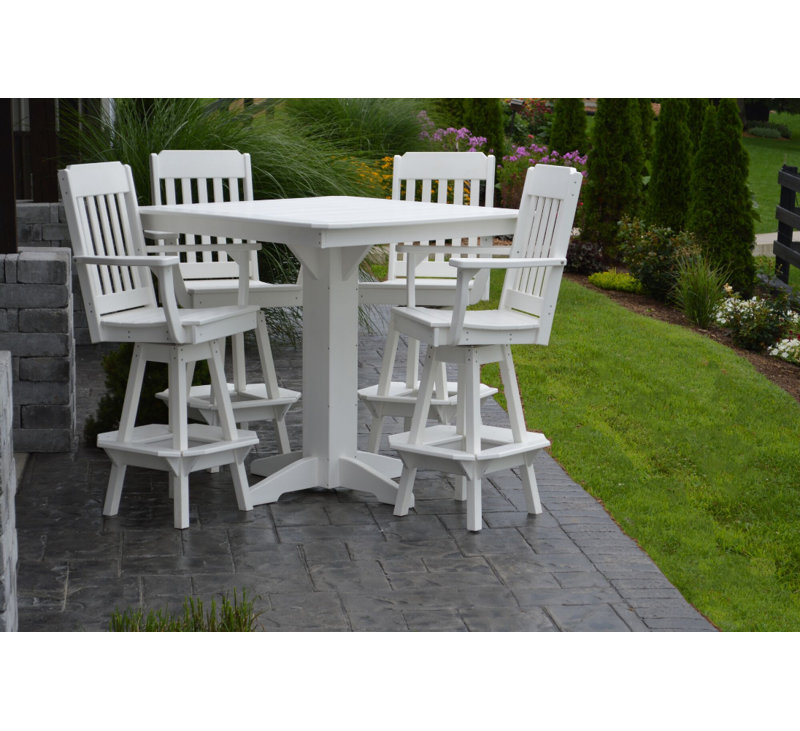 Ensemble repas 5 pièces Nettie, L 44 po x l 44 po, Orange