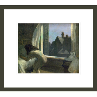 «Moonlight Interior» par Edward Hopper - impression giclée encadrée