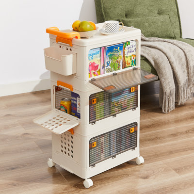 Aarn Plastic with Lids 3 Tier, 3 Pieces Stackable for Storage, with Lids