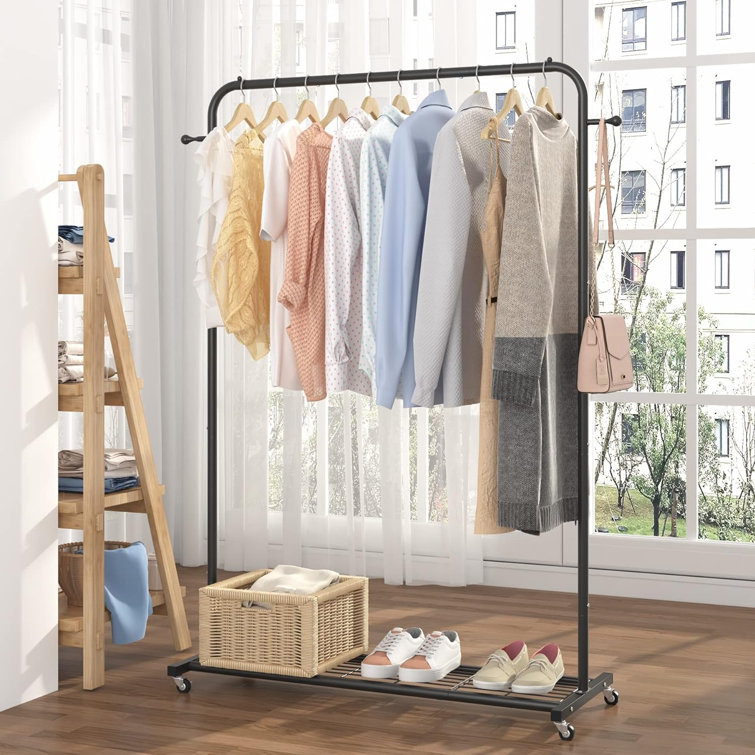 Rebrilliant Meckenzie 39.76'' Metal Rolling Clothes Rack - Wayfair Canada