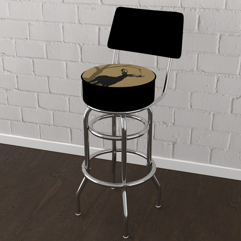Yeison Hunt Deer Bar Stool