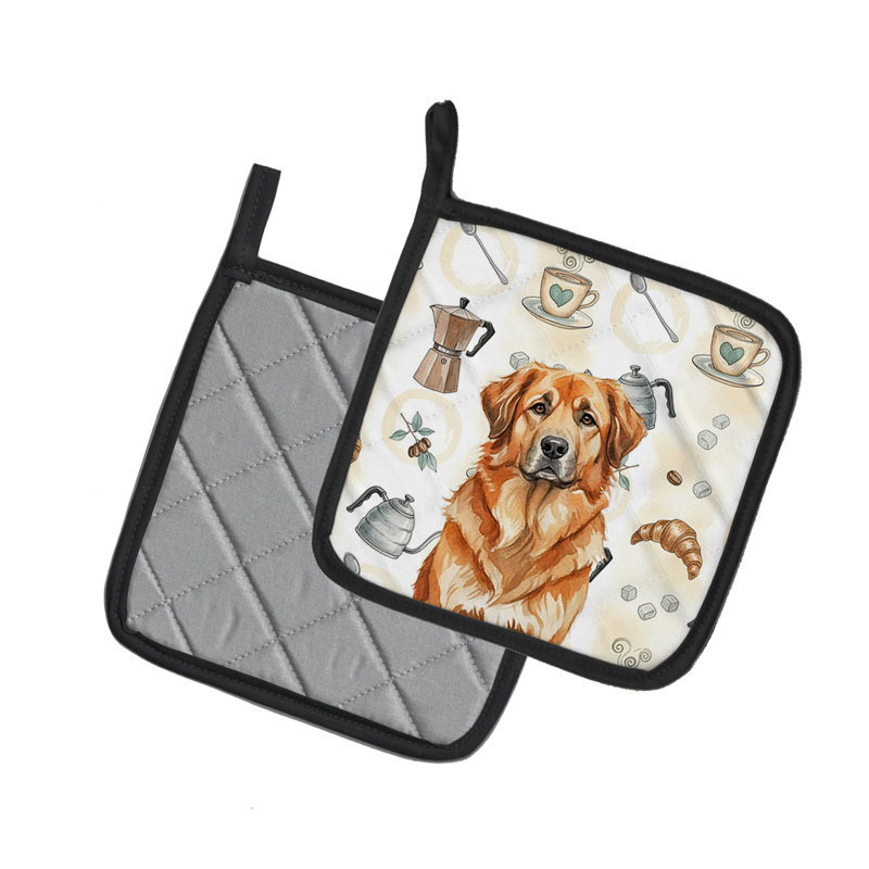 Paire de porte-cafetières Red Leonberger