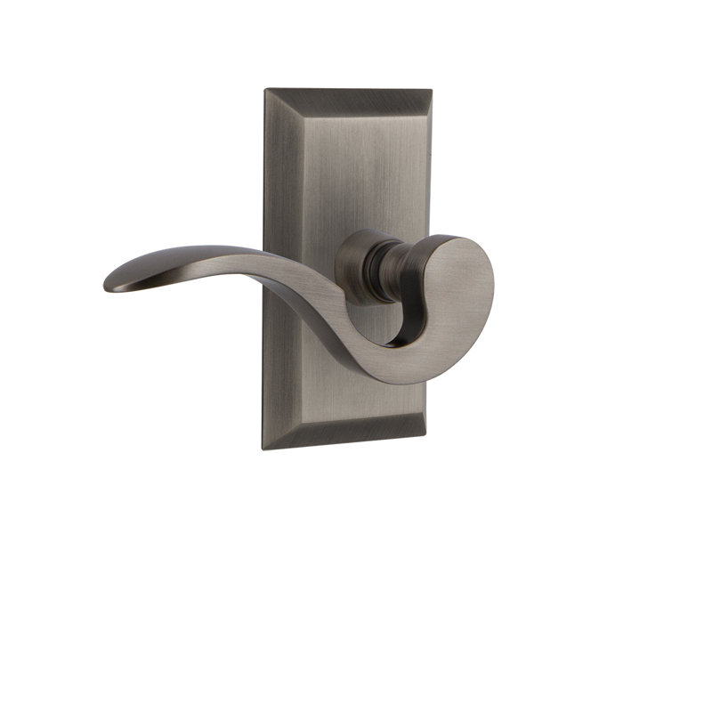 Studio Studio Passage (couloir et garde-robe) avec levier de manoir, Droite, 2-3/4", Nickel satiné