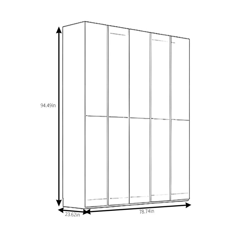Classic Retro Minimalist Wardrobe