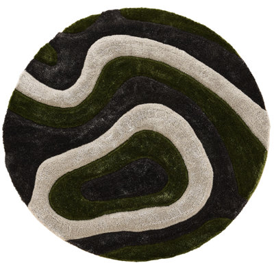Metropole Shag Abstract Designed Area Rug