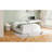 Wood Queen Size Platform Bed Frame With 6 Drawers, White