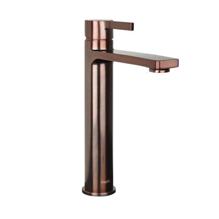 Maykke Friedrich Single-Hole Single-handle Bathroom Faucet | Wayfair