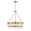 Lustre 5 lumières Bancroft en laiton noble-1556498899