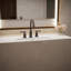 Napa 8 po Robinet de lavabo de salle de bain à col de cygne à deux poignées avec poignées leviers et drain en bronze huilé