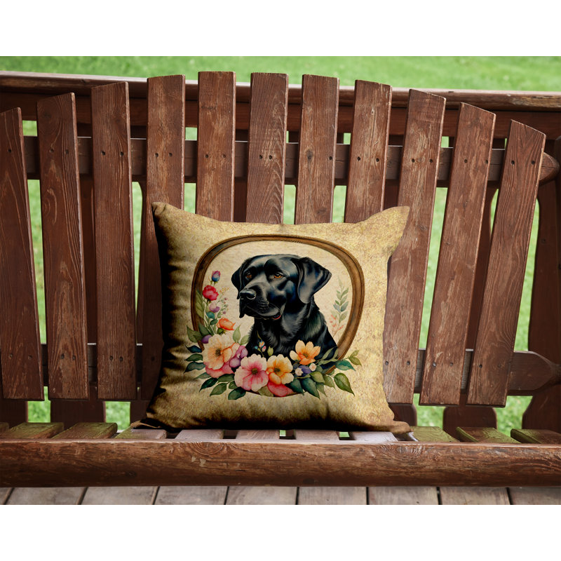  Polyester Indoor/Outdoor Throw Pillow, 14" H x 14" W x 3" D