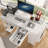 47" Computer Desk With Power Outlet-1625955256