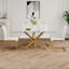 Table en verre de style moderne