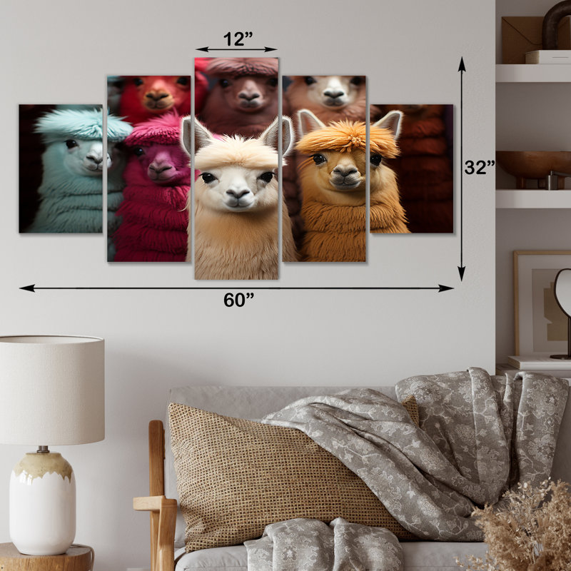 Fête festive colorée «Alpacas»